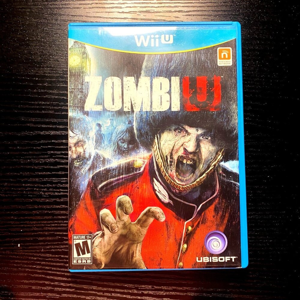 Wii U ZombiU Disc Case and Instruction Booklet 2012 Rated M Mature
